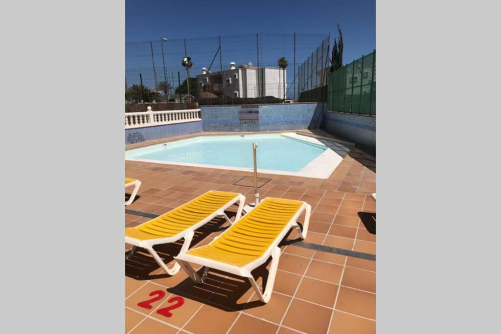 Yumbo Beach Apartment Perfect Location Free Fast Wifi Playa del Ingles  Luaran gambar